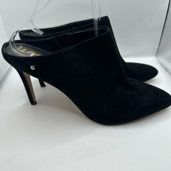 Sam Edelman Oran Black Suede Mules size 10 - Picture 3 of 9